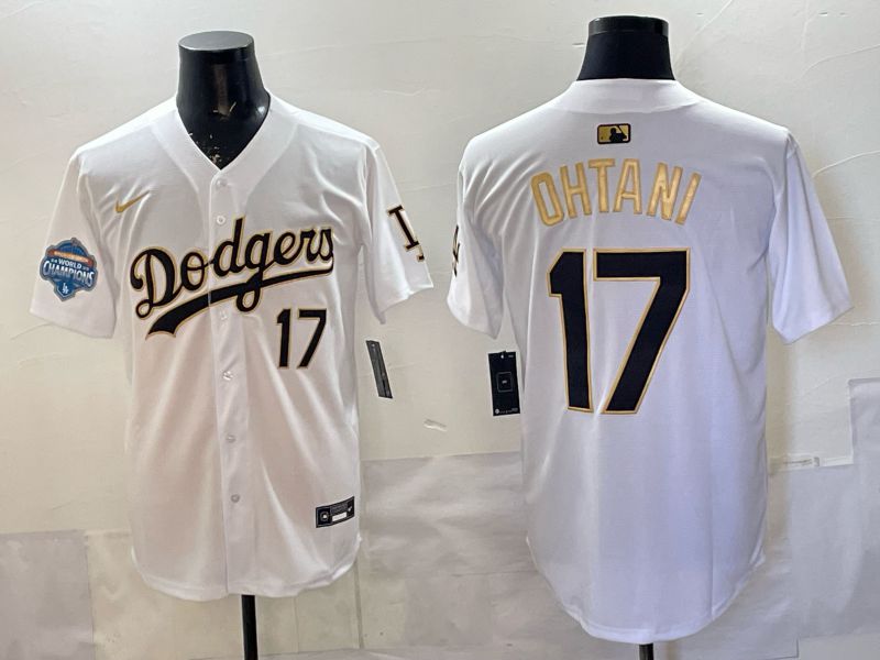 Men 2026 Nike Los Angeles Dodgers #17 Ohtani White Game MLB Jersey 06->los angeles dodgers->MLB Jersey
